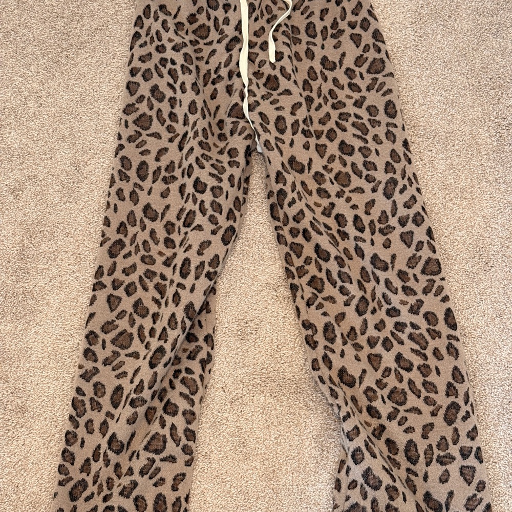Leopard Print Lounge Pants